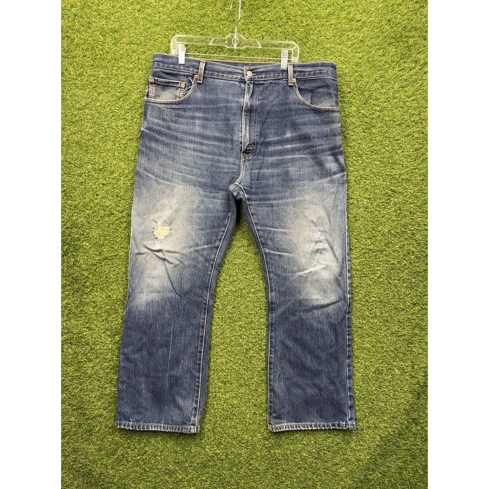 Levis 517 Jeans Mens 40x30 Blue Medium Wash Regular Fit Bootcut Denim Workwear